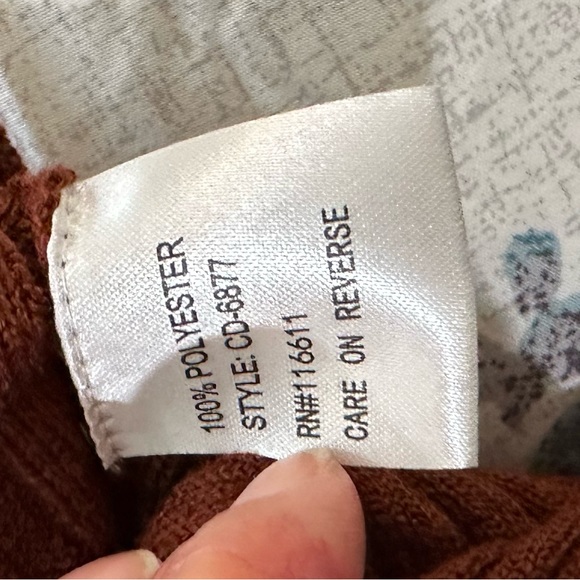 Anthropologie tank top dress.  Cross back.  Thick, Ribbed. Dark brown. Medium - Picture 4 of 4